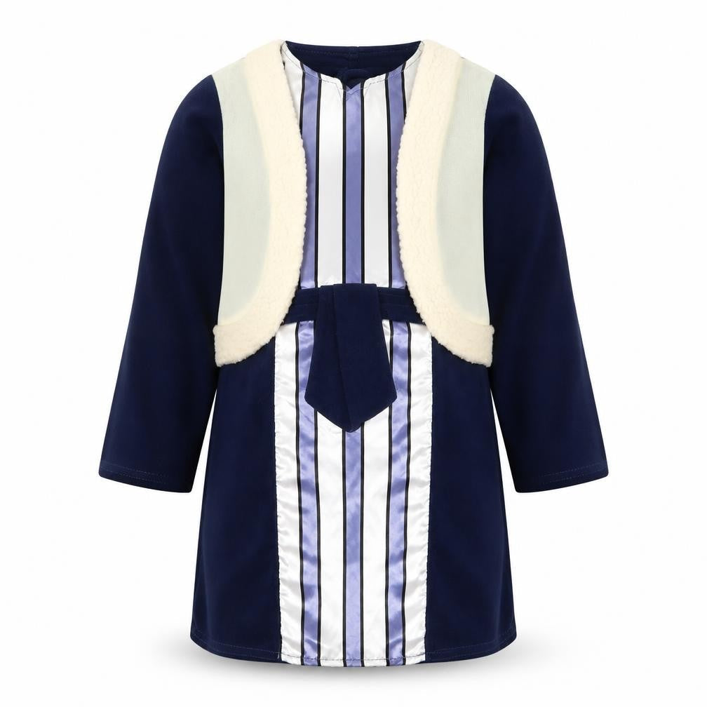 Made By Elves Boys Blue Striped Polyester One Piece Size 3-4 Years - Fancy Dress