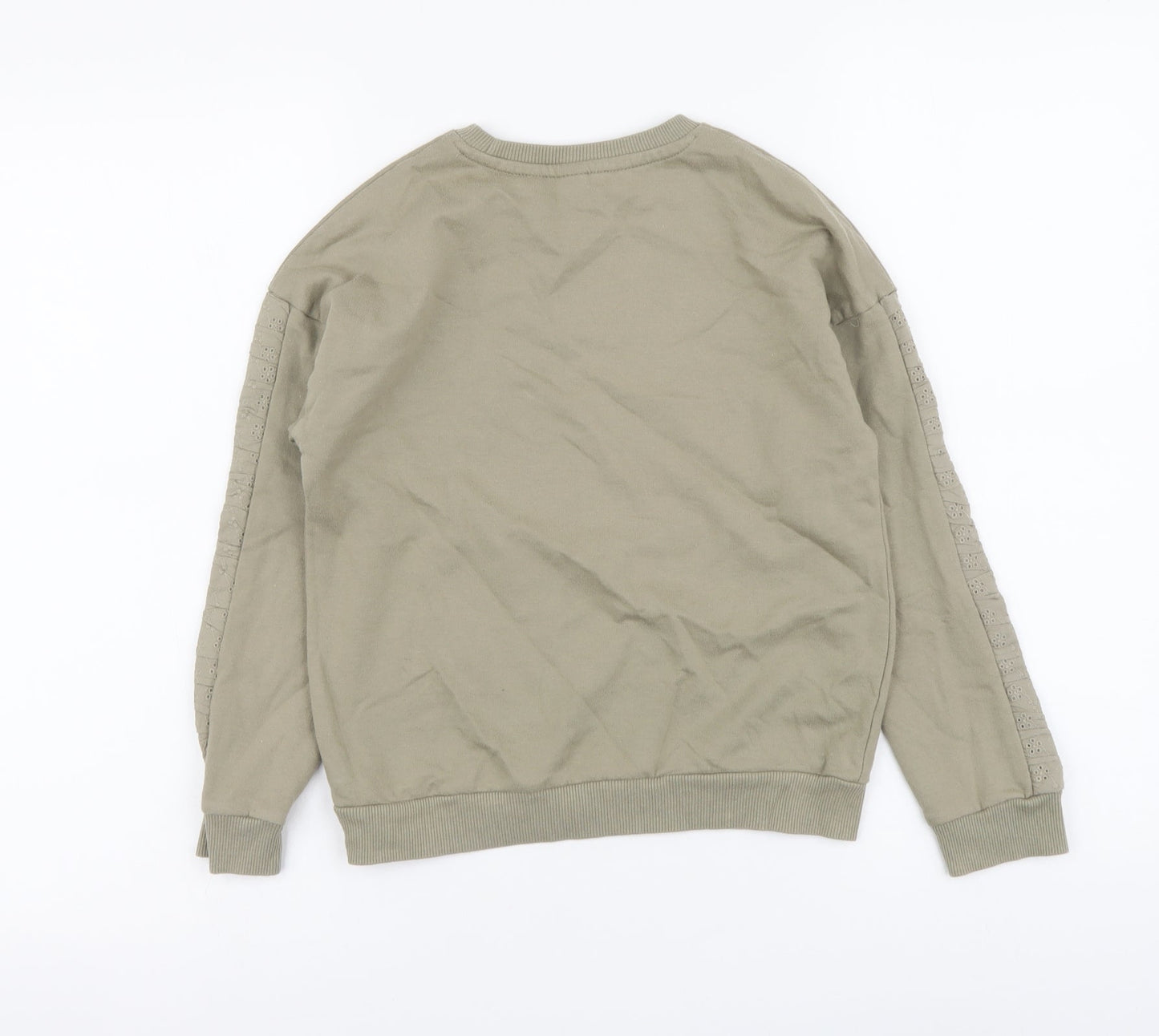 TU Girls Grey Cotton Pullover Sweatshirt Size 9 Years Pullover