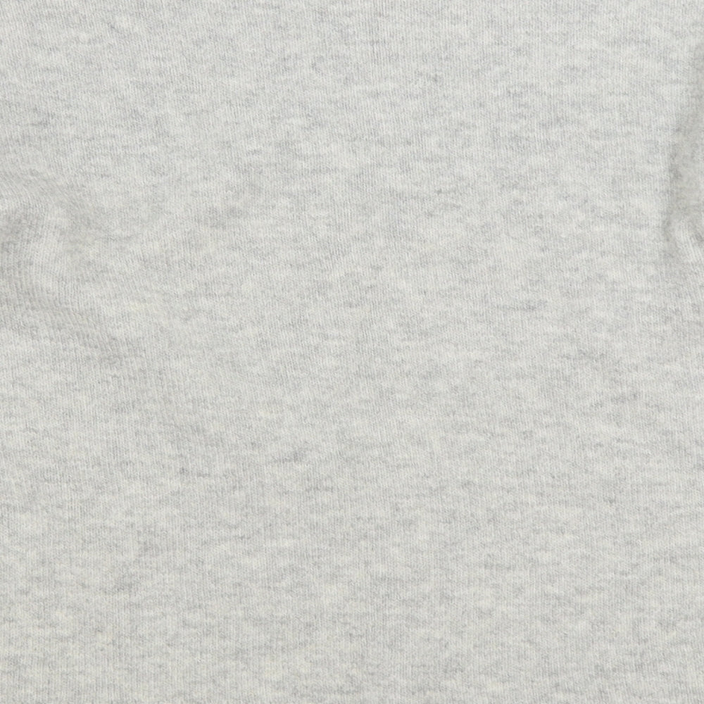 Marks and Spencer Womens Grey Round Neck Acrylic Pullover Jumper Size M