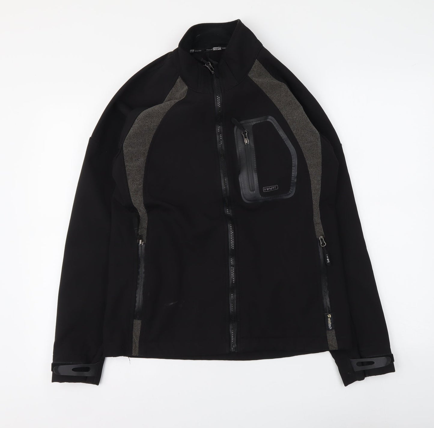 HART Womens Black Jacket Coat Size S Zip