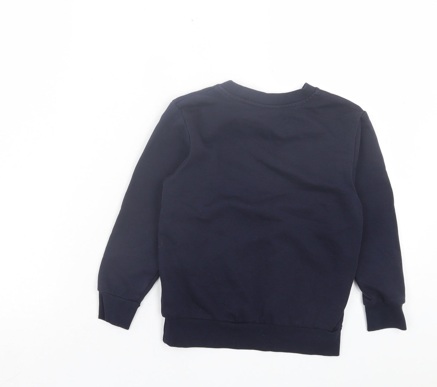 George Boys Blue Cotton Pullover Sweatshirt Size 5-6 Years Pullover