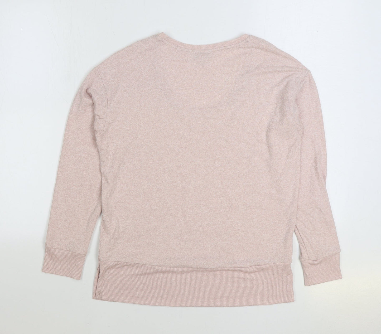 NEXT Womens Pink Viscose Pullover Sweatshirt Size 8 Pullover