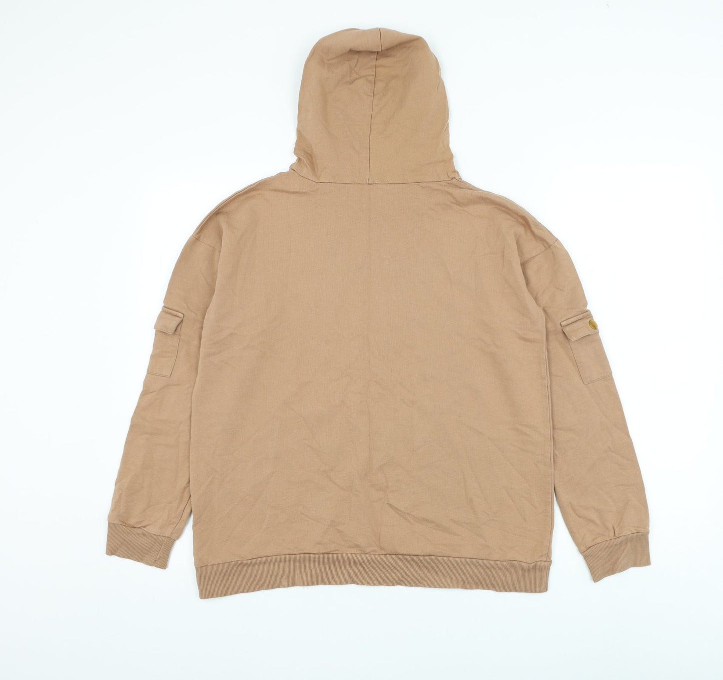 Select Womens Brown Cotton Pullover Hoodie Size 10 Pullover - L'amour