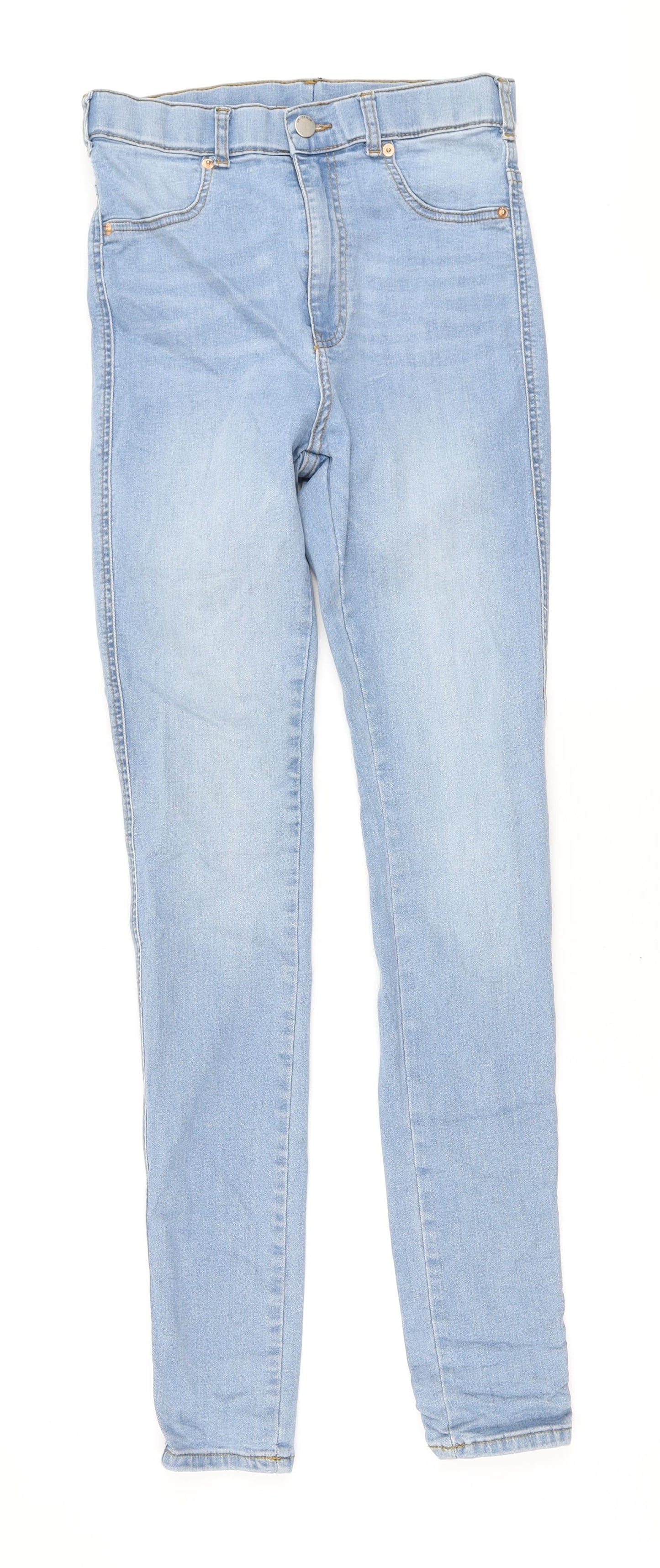 Dr. Denim Womens Blue Cotton Skinny Jeans Size 24 in L30 in Regular Zip