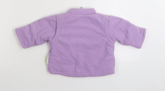Celebrity Baby Girls Purple Jacket Size 3-6 Months Zip
