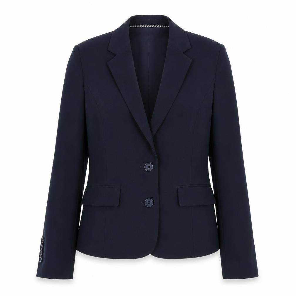 Marks and Spencer Womens Blue Polyester Jacket Suit Jacket Size 12