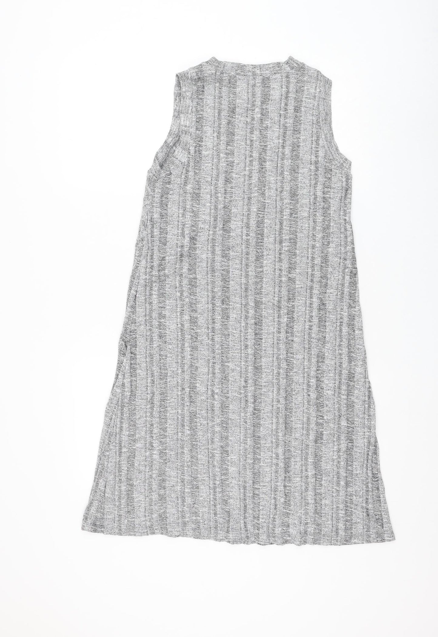 Gap Womens Grey Rayon Shift Size M Round Neck Pullover
