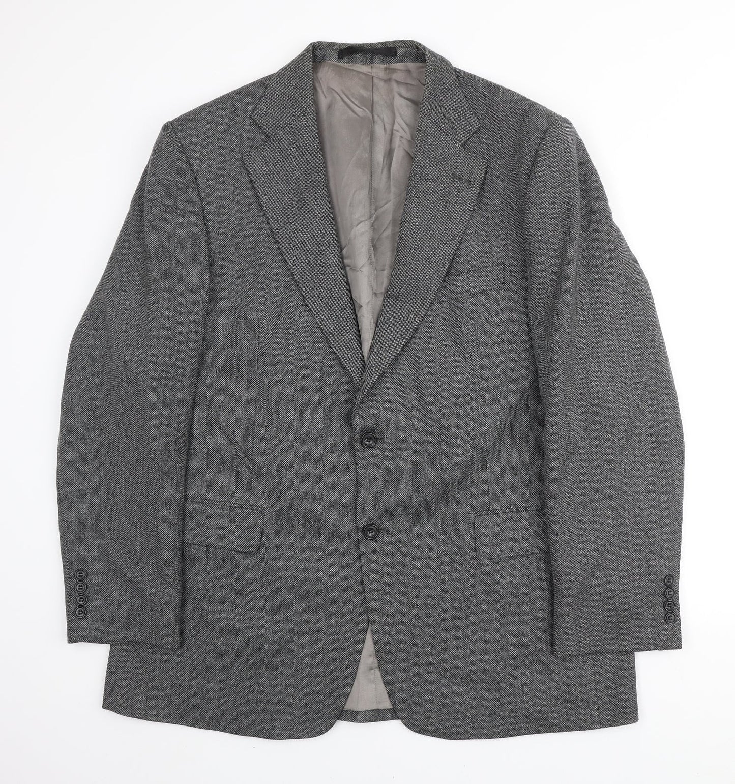 Marks and Spencer Mens Black Wool Blazer