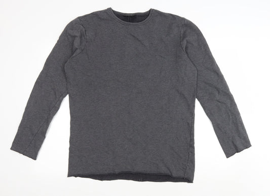 NEUW Mens Grey Polyester Pullover Sweatshirt Size M