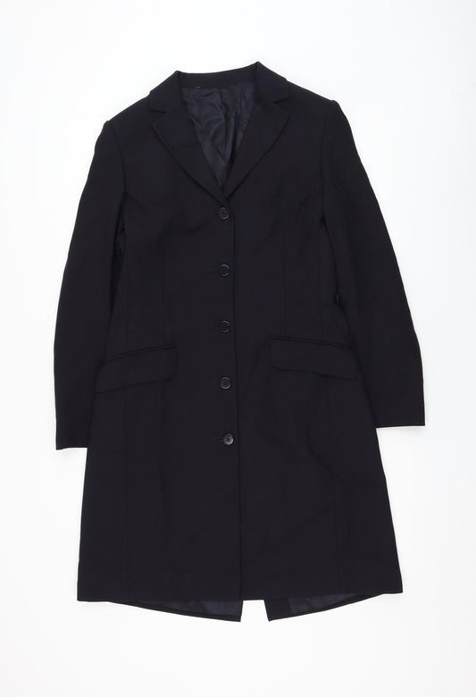 Marks and Spencer Womens Blue Jacket Blazer Size 10 Button
