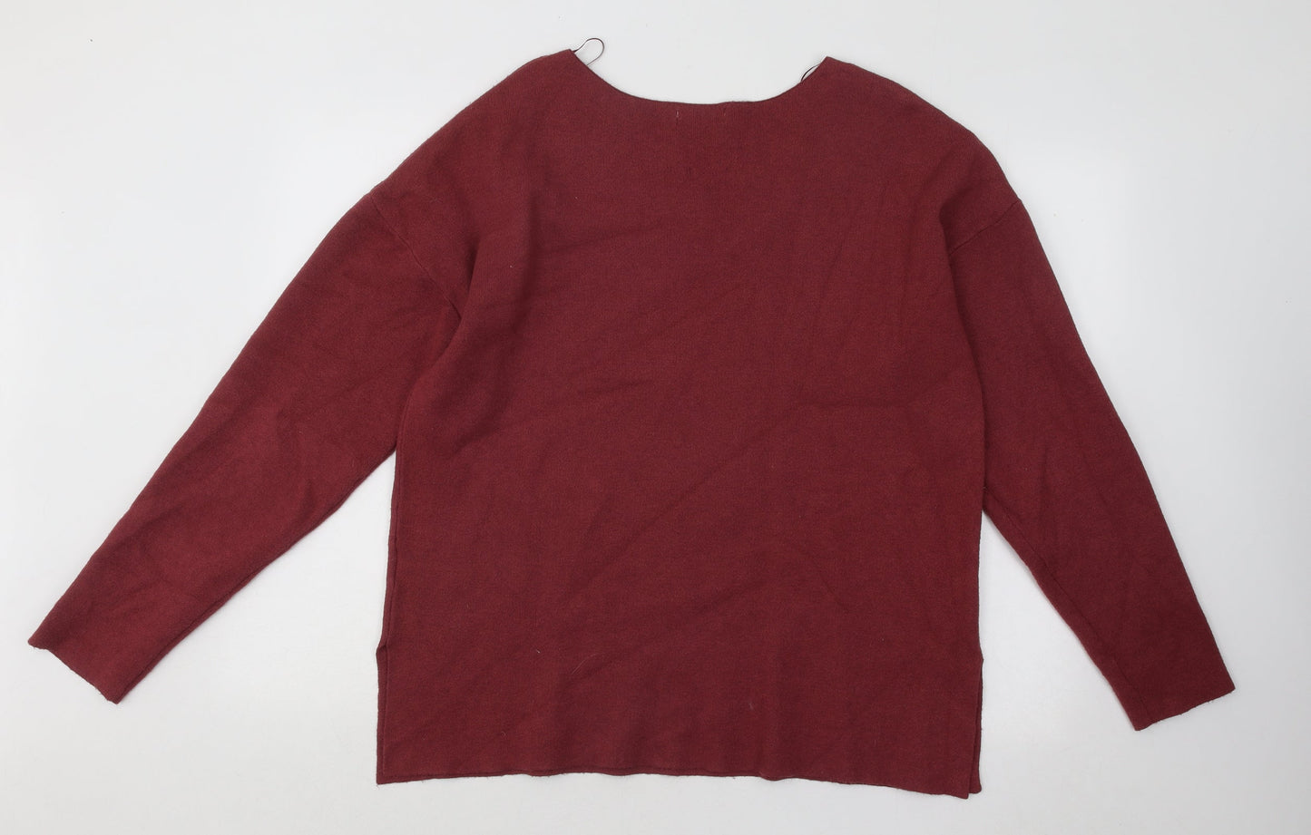 Paraphrase Womens Pink Boat Neck Viscose Pullover Jumper Size 16