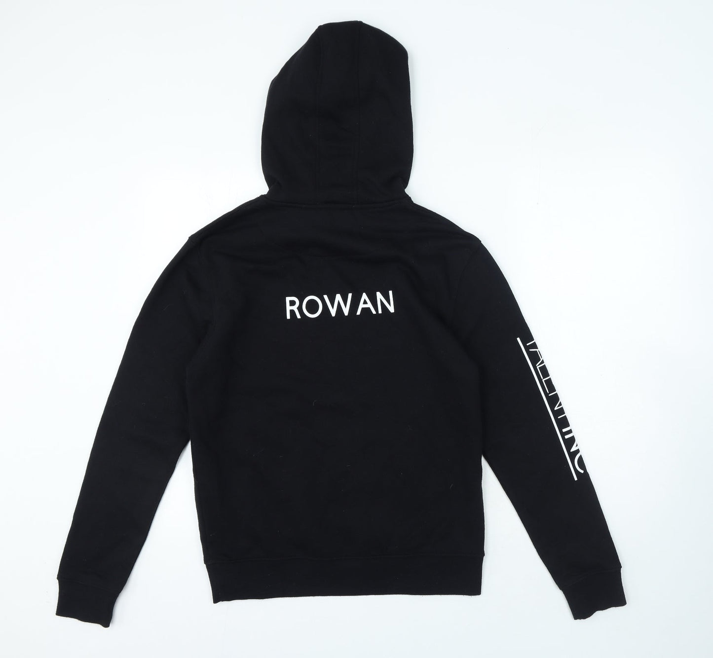 Rowan Girls Black Modal Blend Pullover Hoodie Size M Pullover