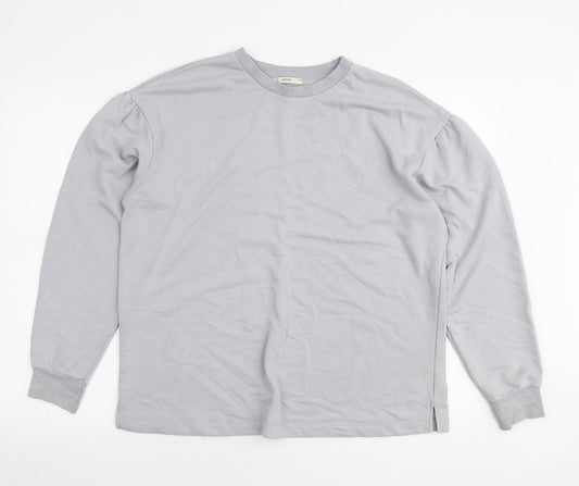 George Womens Grey Cotton Pullover Sweatshirt Size M Pullover