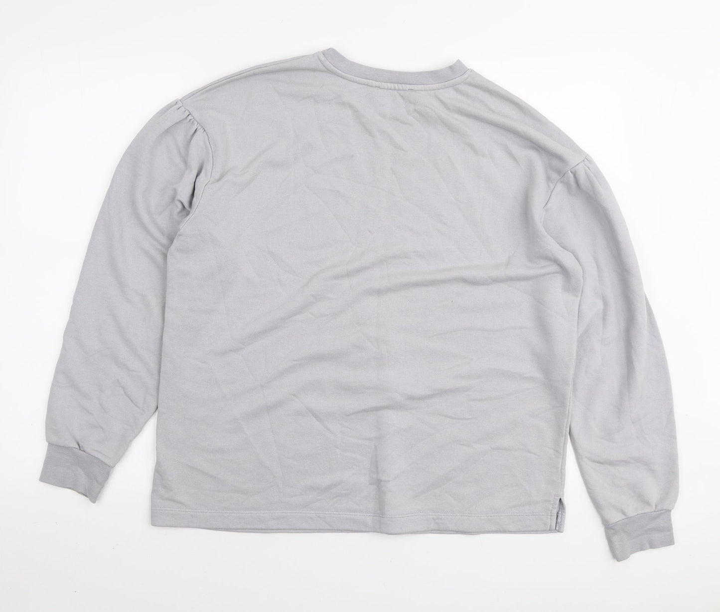 George Womens Grey Cotton Pullover Sweatshirt Size M Pullover