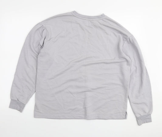 George Womens Grey Cotton Pullover Sweatshirt Size M Pullover