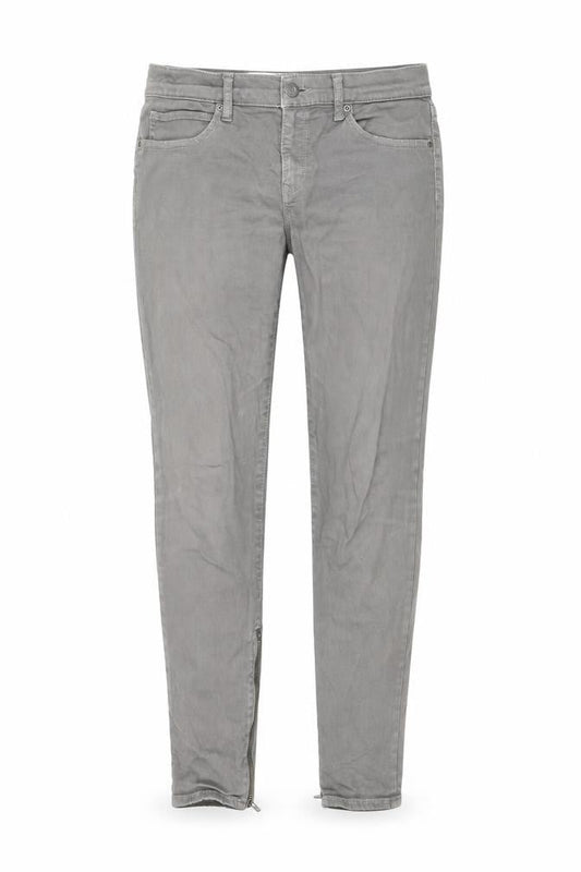 Gap Womens Grey Cotton Skinny Jeans Size 10 L26 in Regular Zip