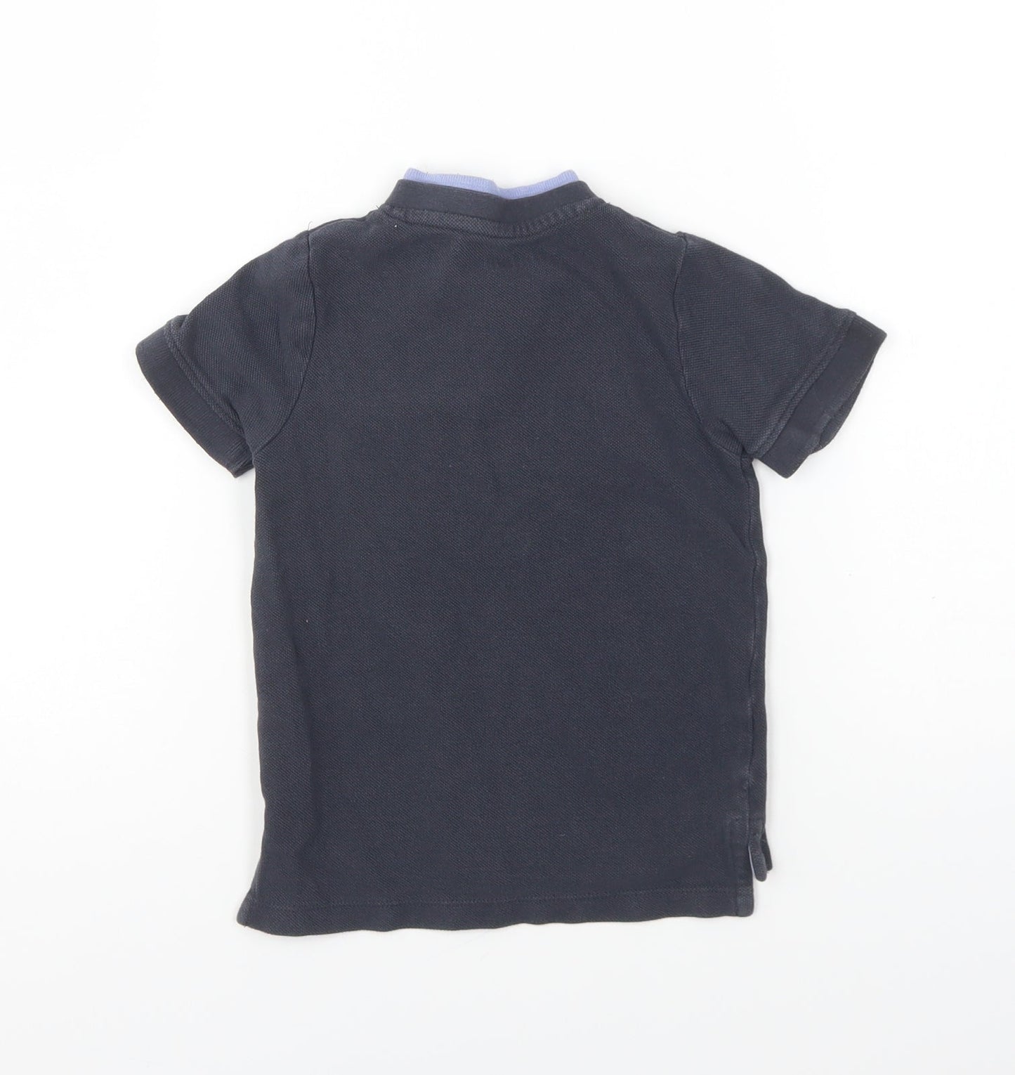 Nutmeg Boys Blue Cotton Basic Polo Size 2-3 Years Collared Button