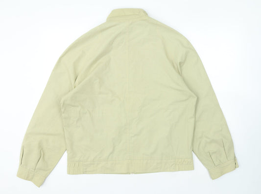 Hettlage Mens Green Jacket Coat Size L Zip