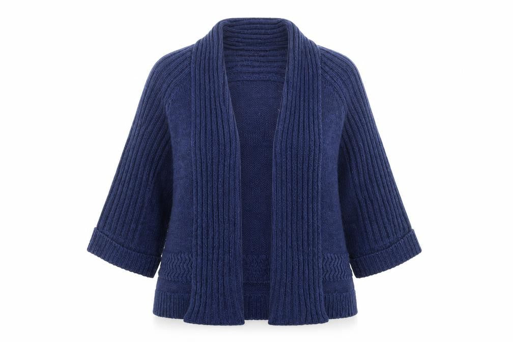 Marks and Spencer Womens Beige V-Neck Acrylic Cardigan Jumper Size 14