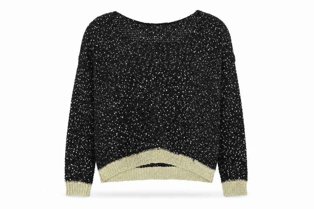 Urmoda Womens Multicoloured Boat Neck Polyester Pullover Jumper Size M