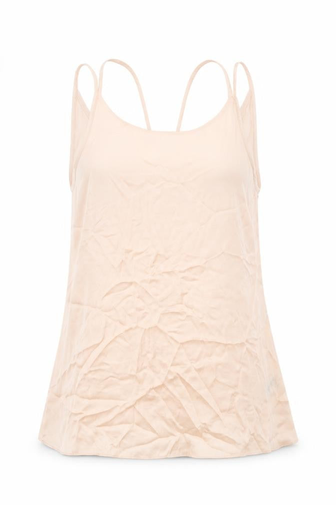Marks and Spencer Womens Pink Polyester Basic Tank Size 8 Scoop Neck