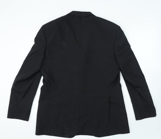 Jams Barry Mens Black Polyester Jacket Blazer Size L