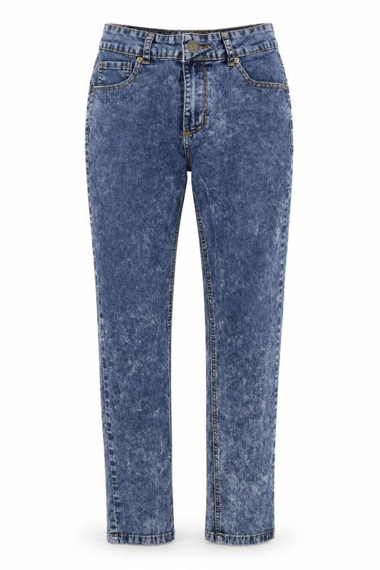 Criminal Damage Mens Blue Cotton Straight Jeans Size 30 in L30 in Regular Zip - Short Length