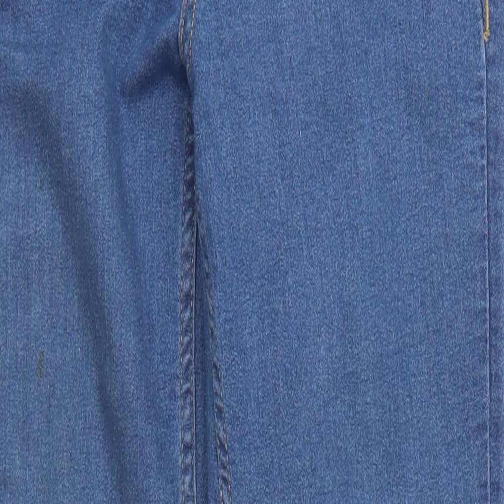 Divided Womens Blue Cotton Skinny Jeans Size 6 L27 in Regular Button