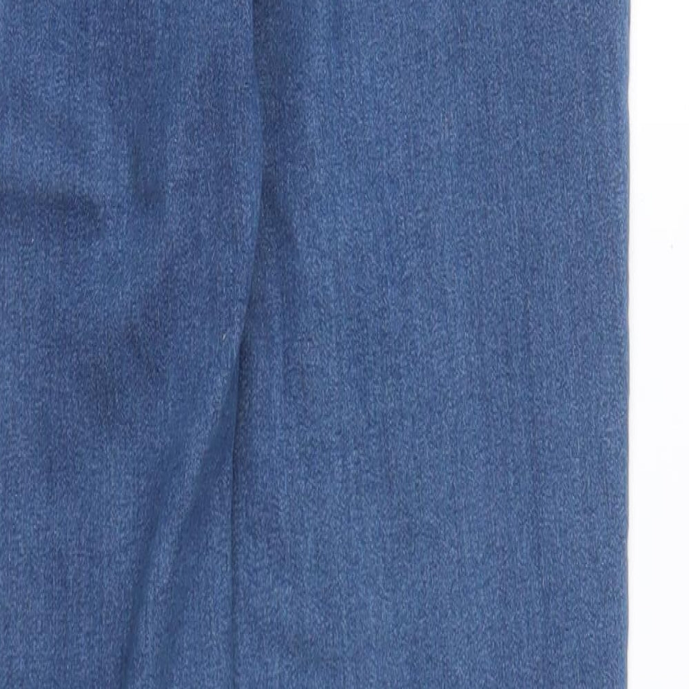 Divided Womens Blue Cotton Skinny Jeans Size 6 L27 in Regular Button