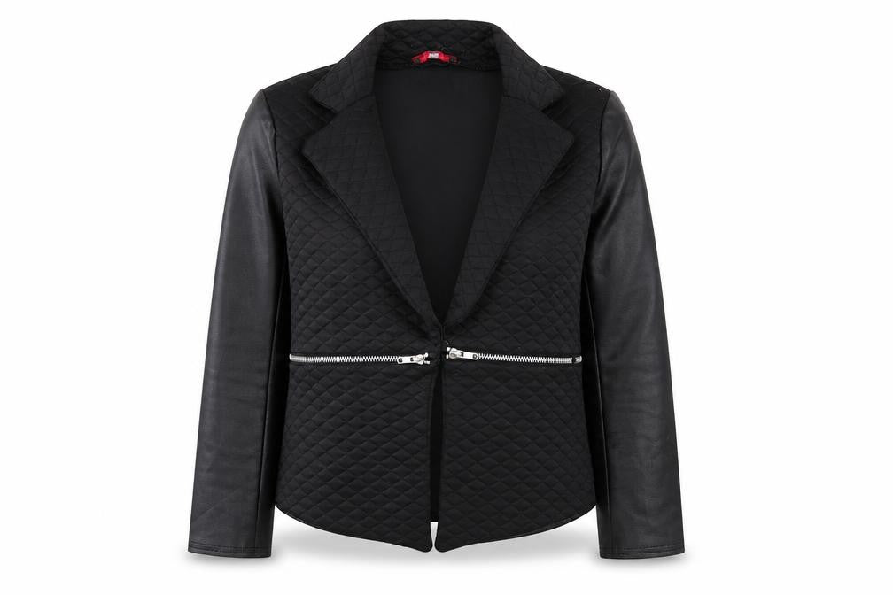 Missi London Womens Black Jacket Blazer Size 14