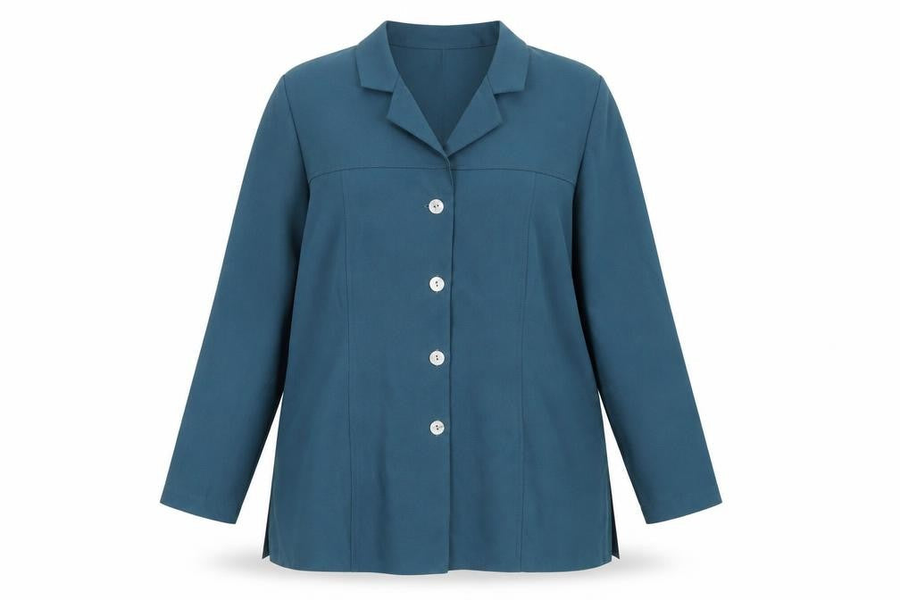 Classics Womens Blue Jacket Blazer Size 14 Button
