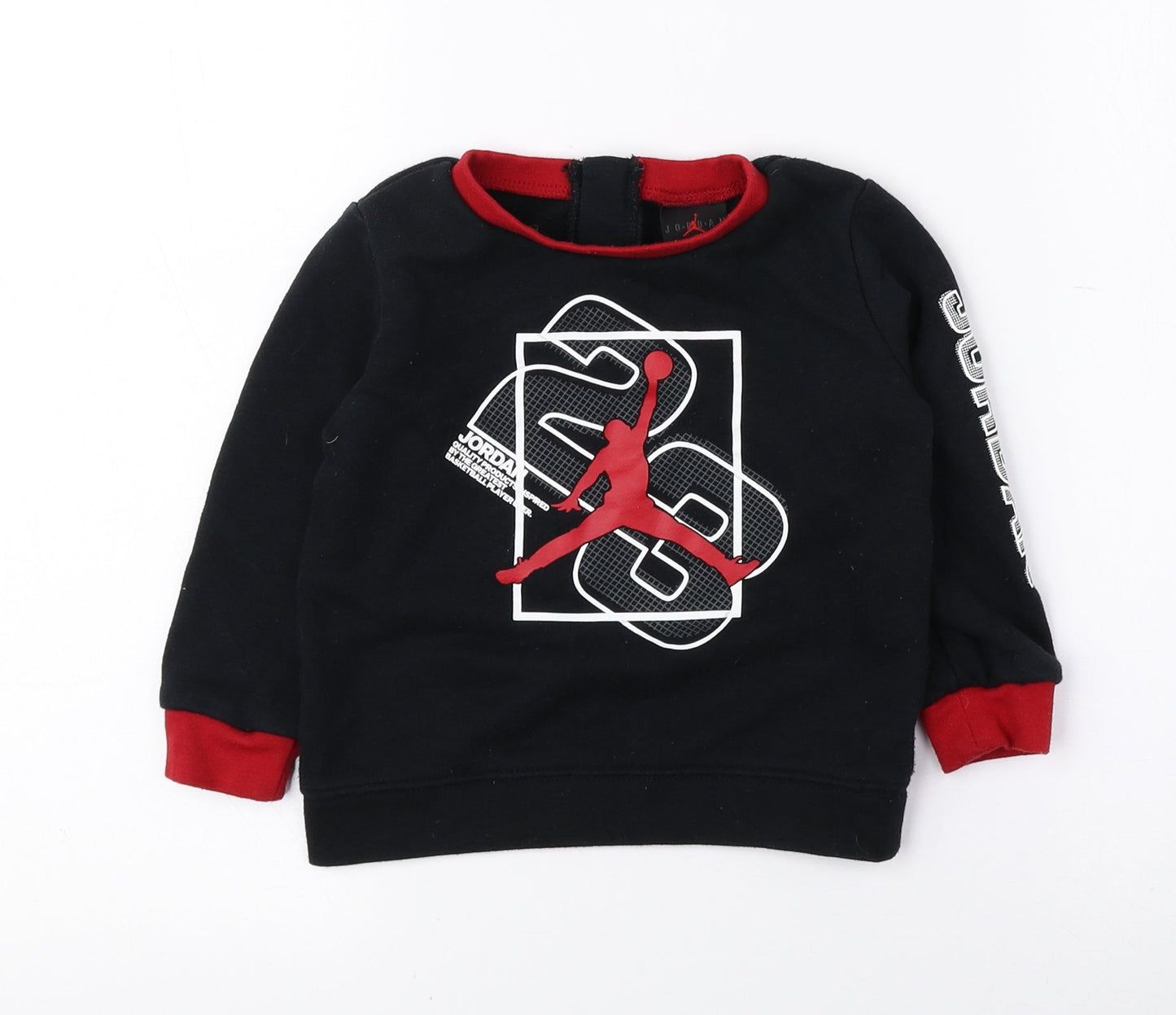 Jordan Boys Multicoloured Cotton Pullover Sweatshirt Size 2 Years Pullover