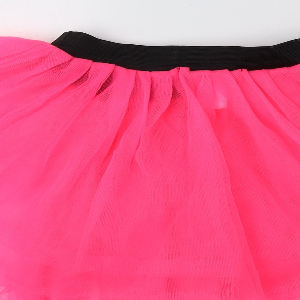 Red Star Girls Pink 100% Polyester A-Line Skirt One Size Regular Pull On - Tutu