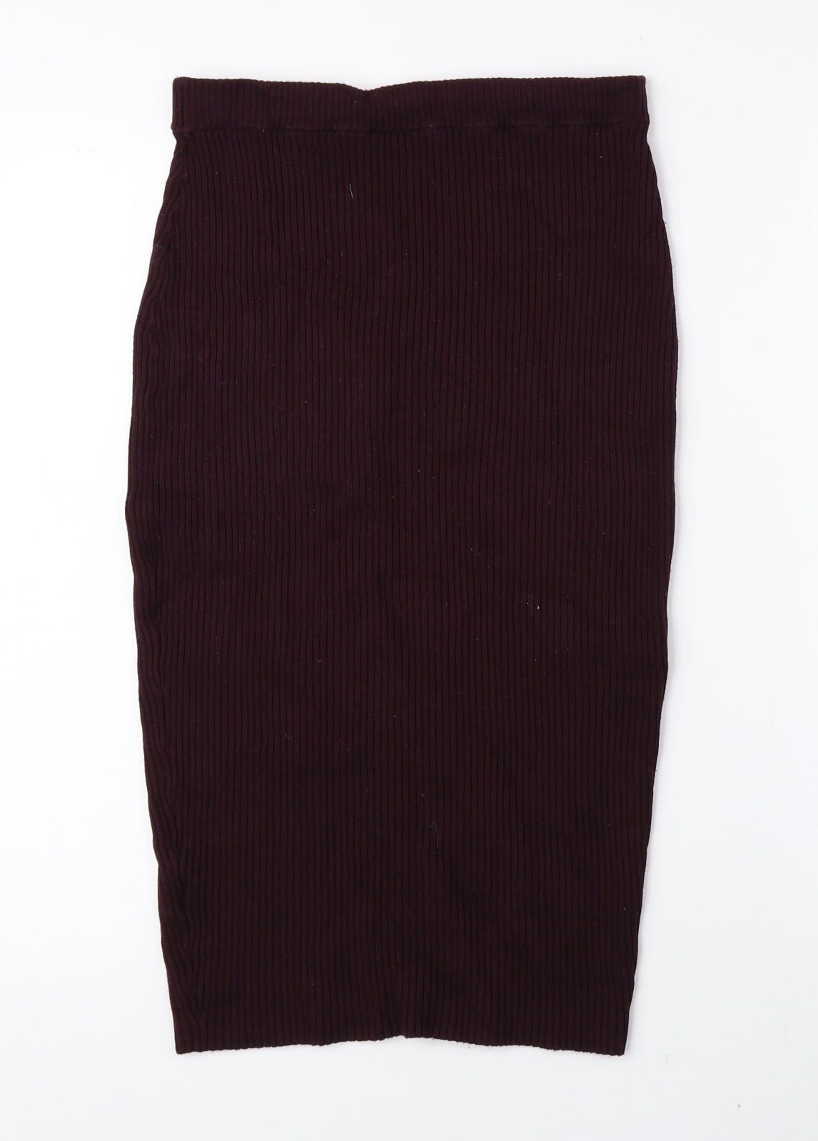H&M Womens Red Polyester Peasant Skirt Size S