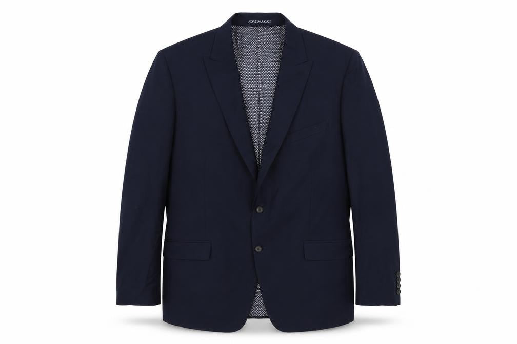 Marks and Spencer Mens Blue Polyester Jacket Suit Jacket Size 44