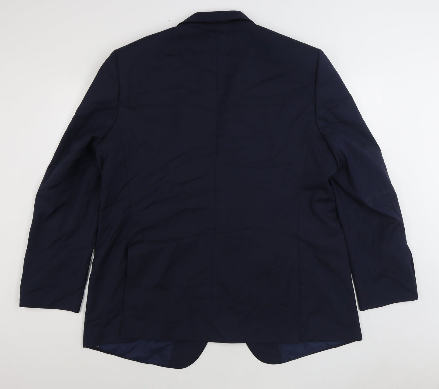 Marks and Spencer Mens Blue Polyester Jacket Suit Jacket Size 44