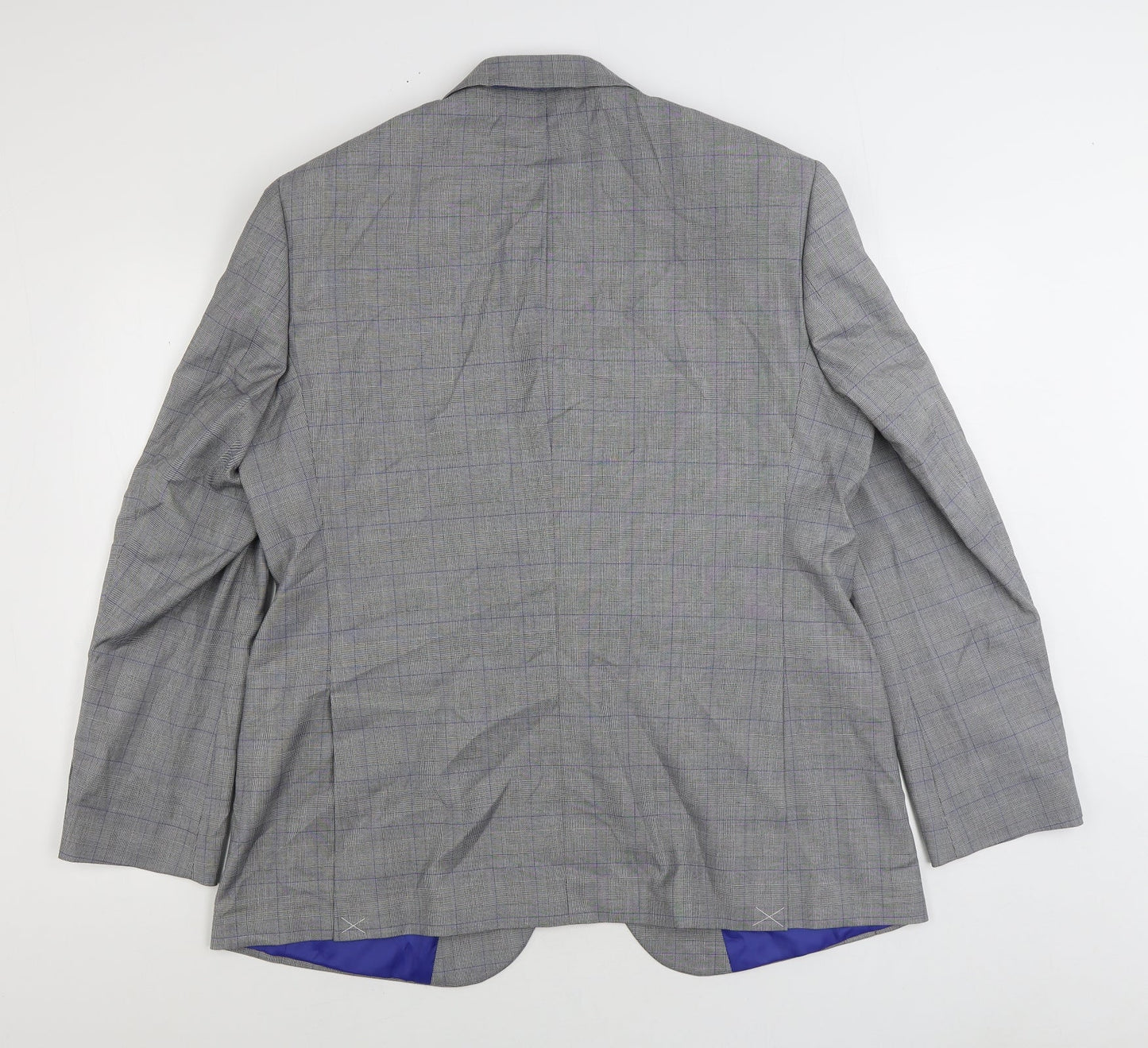 Marks and Spencer Mens Grey Polyester Jacket Suit Jacket Size 44