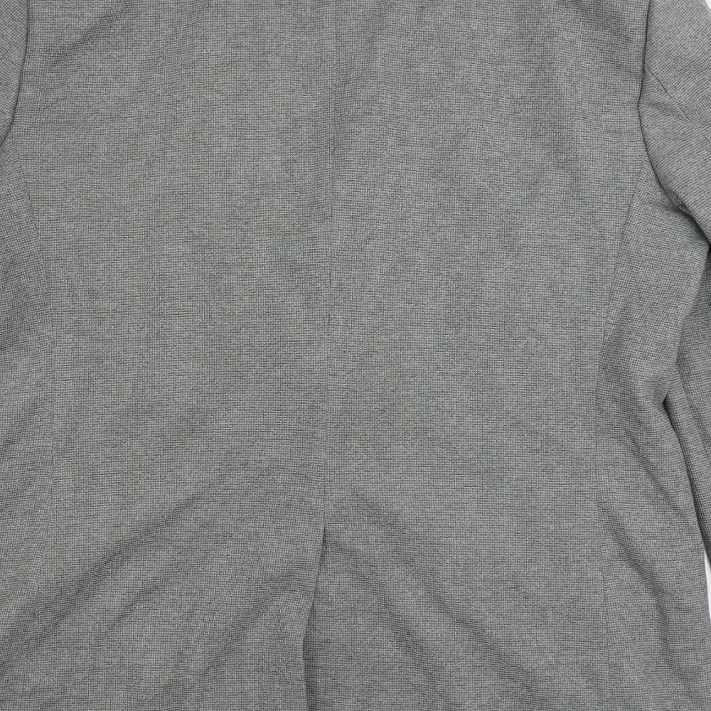 Marks and Spencer Mens Grey Polyester Jacket Suit Jacket Size 42