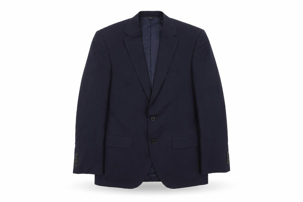 Marks and Spencer Mens Blue Polyester Jacket Suit Jacket Size 38