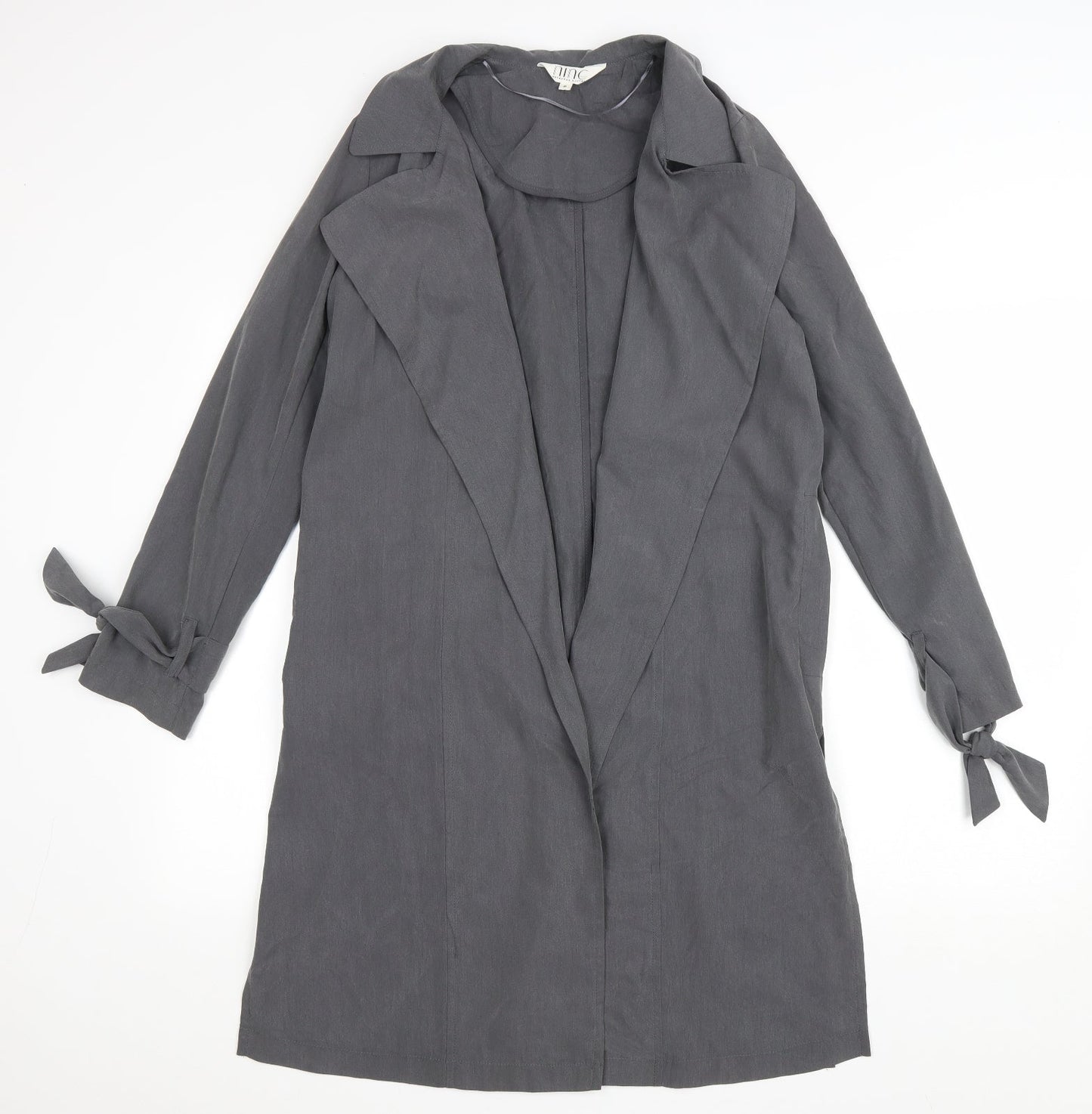 Debenhams Womens Grey Jacket Size 8 Tie