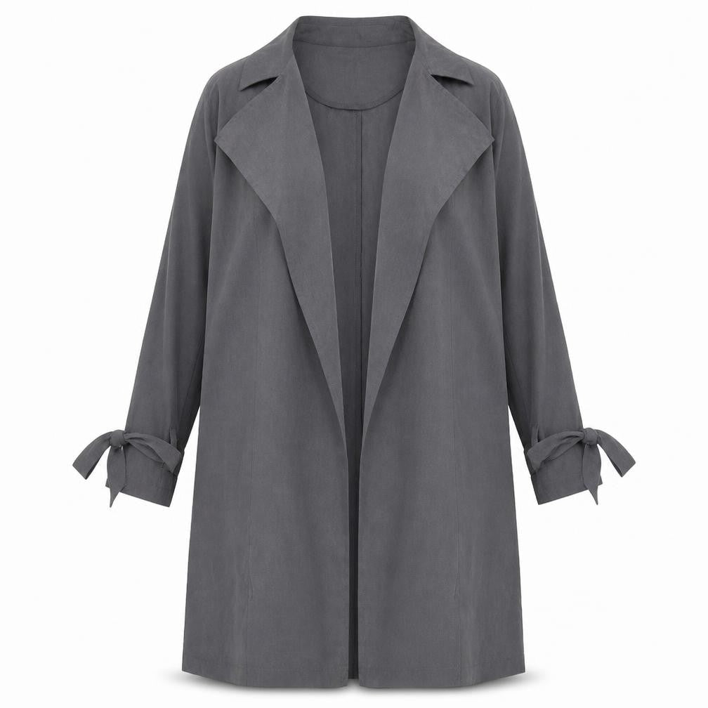 Debenhams Womens Grey Jacket Size 8 Tie