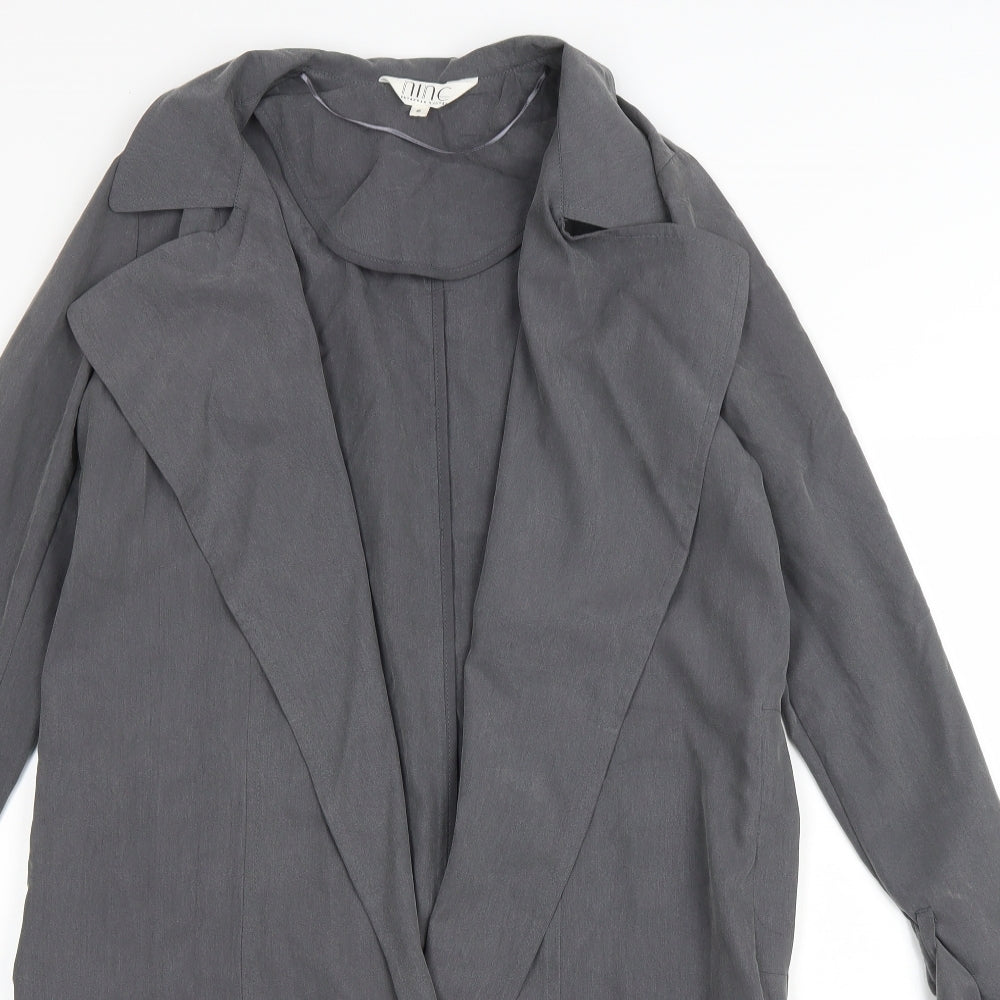Debenhams Womens Grey Jacket Size 8 Tie