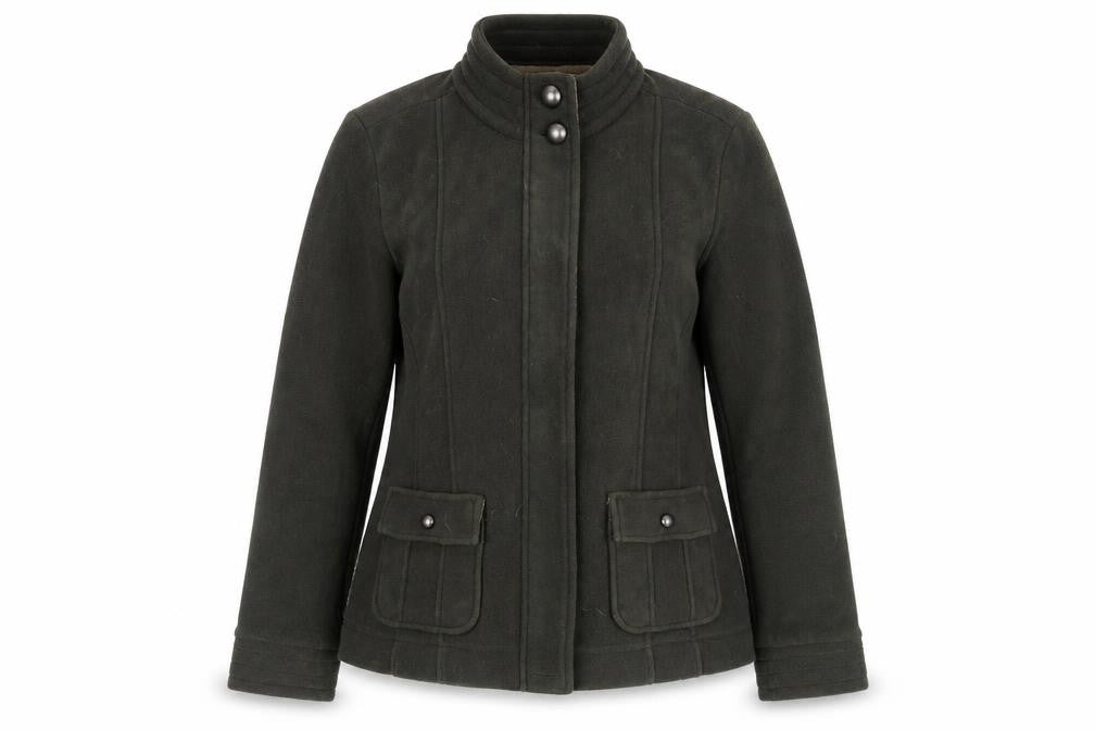 Marks & Spencer Womens Green Jacket Size 14 Zip