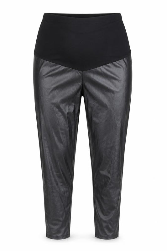 Boohoo Womens Black Viscose Jogger Leggings Size 12 L26 in