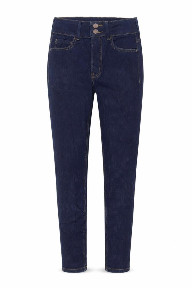 Marks and Spencer Womens Blue Cotton Skinny Jeans Size 8 L27 in Regular Button