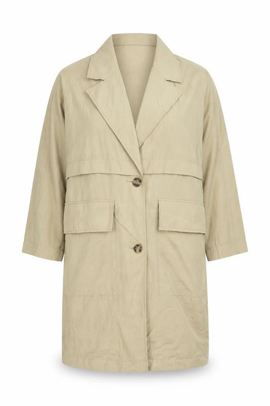 H&M Mens Beige Jacket Size L Button
