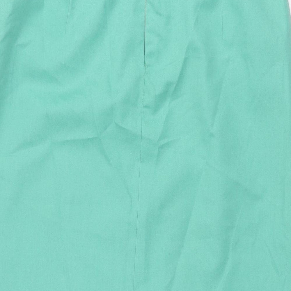 Mamut Womens Green Polyester A-Line Set Size M Zip