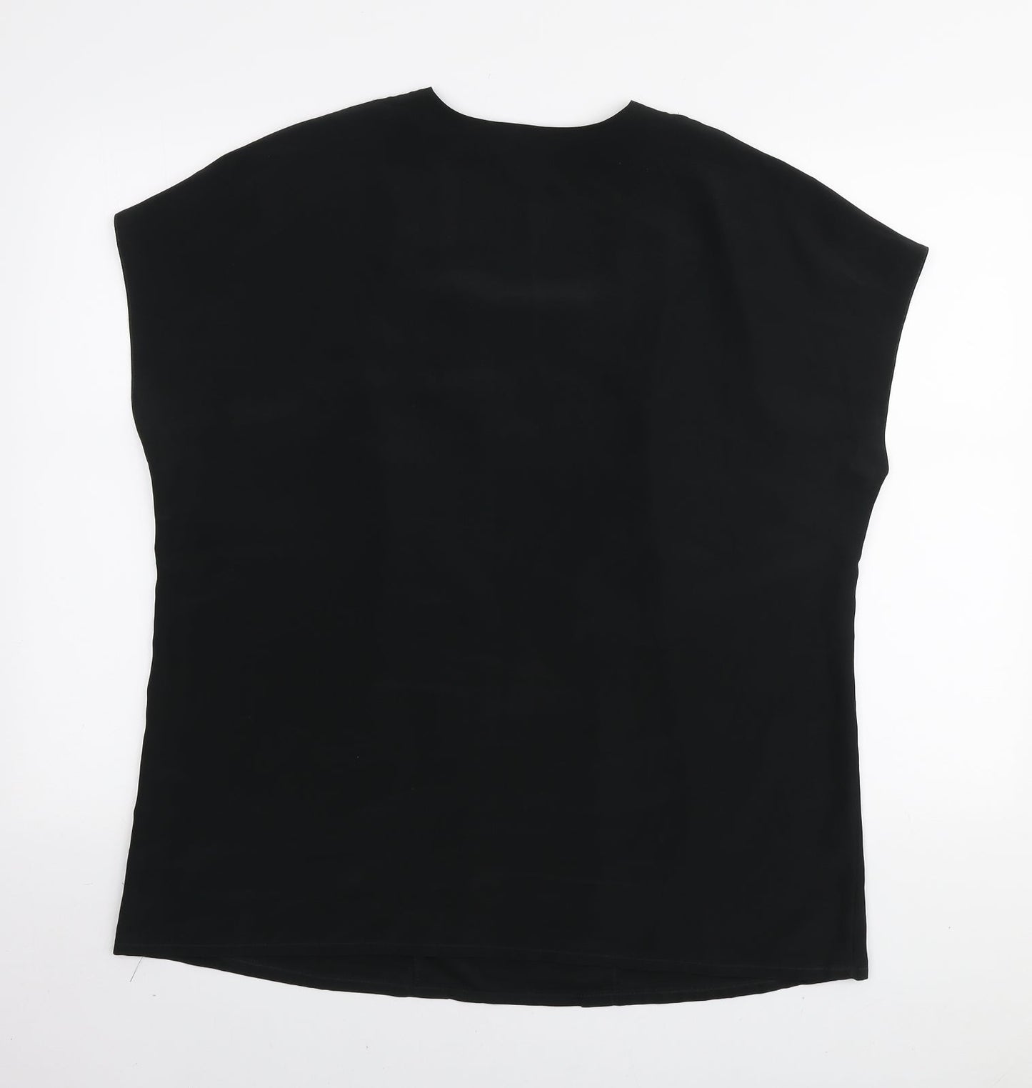 Sommermann Womens Black Polyester Basic T-Shirt Size 20 Square Neck