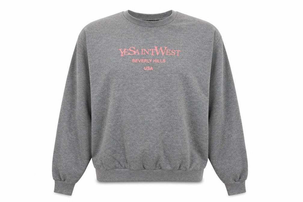 I SAW IT FIRST Womens Grey Cotton Pullover Sweatshirt Size M Pullover - Beverly Hills