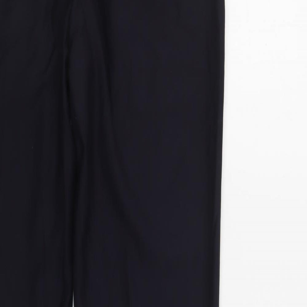 Cedar Wood State Mens Blue Polyester Dress Pants Trousers Size 34 in L34 in Regular Button